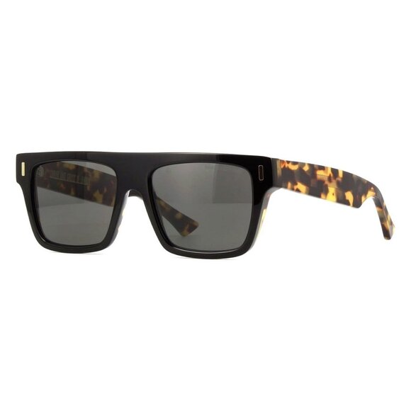 New CUTLER AND GROSS Black Square 1340 03 Sunglasses Women - Picture 1 of 4